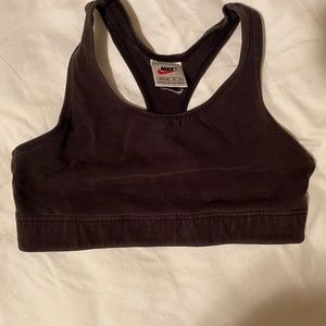 Nike Sports Bra Size M Fits Small Black